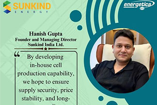 By 2030, We Aim to Contribute 10–12 GW Cumulatively: Hanish Gupta, Sunkind Energy